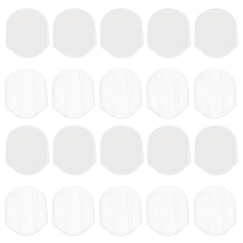 minkissy 40 Stück Durchbohrte Ohrringe Kunststoffscharniere Spiralohrringe Ohrclips Für Kinder Schraubverschluss Ohrringscharnier Ohrring-Clip-Pads Ohrklemmen-Zubehör Transparente von minkissy