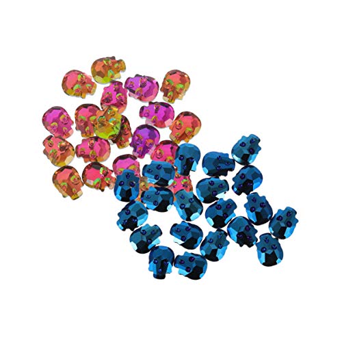 minkissy 40 Stück Strass Bausatz gotischer Nagel Party Kunst Halloween-Nagelschmuck 3d abc wickeltasche säckchen aufkleber selbstklebender Nagelsticker Nagel-Strass-Kit Glas Blue minkissy 40 Stück Strass Bausatz gotischer Nagel Party Kunst Halloween-Nagelschmuck 3d abc wickeltasche säckchen aufkleber selbstklebender Nagelsticker Nagel-Strass-Kit Glas Blue von minkissy