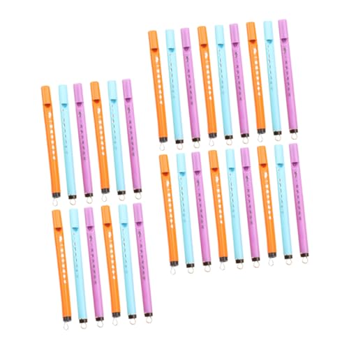 minkissy 40 Stück Teiliges Mini Vogelpfeifen Leichte Musikspielzeug Flöten Bunte Farbauswahl Fördert Musikalische Fähigkeiten für Gastgeschenk und Bühneninstrument Zufällige Farbe von minkissy