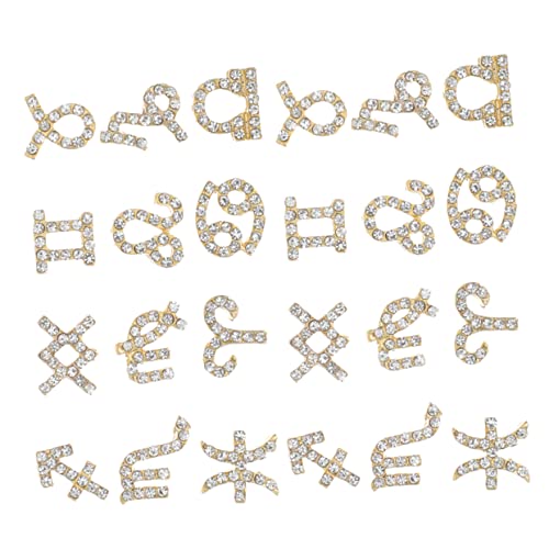 minkissy 2 Sets Nail Art Charm Konstellationen Zeichen Strass Maniküre Dekorationen Einzigartige Nagel Charms Für Frauen 24 Stück * 2 minkissy 2 Sets Nail Art Charm Konstellationen Zeichen Strass Maniküre Dekorationen Einzigartige Nagel Charms Für Frauen 24 Stück * 2 von minkissy