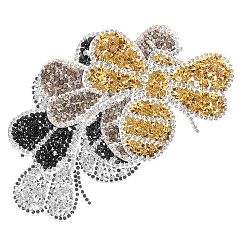 minkissy 4pcs -bienenform -form -rasson -eisen Auf Flecken Stilvoll Und Einfach Zu Verwendende Glitzerflecken Für Kleidungsschuhe Und -beutel Hitzekleber Für Schnelle Anwendung minkissy 4pcs -bienenform -form -rasson -eisen Auf Flecken Stilvoll Und Einfach Zu Verwendende Glitzerflecken Für Kleidungsschuhe Und -beutel Hitzekleber Für Schnelle Anwendung von minkissy
