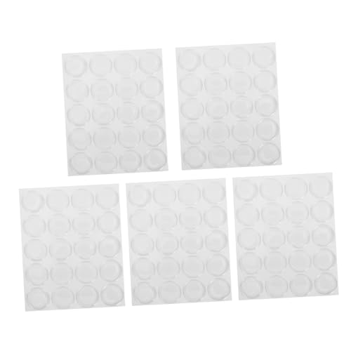 minkissy 5 Blatt Resin Sticker Patch mit Transparenten Runden Aufklebern für DIY Schmuck und Selbstklebend für Kreative Bastelprojekte und Dekorationen von minkissy