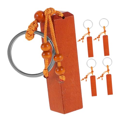 minkissy 5 Stück Holz Schlüsselanhänger Blanko Diy Gravur Schlüsselketten für Bastelprojekte Personalisierbar Vielseitig Einsetzbar für Schlüssel Taschen Dekoration von minkissy
