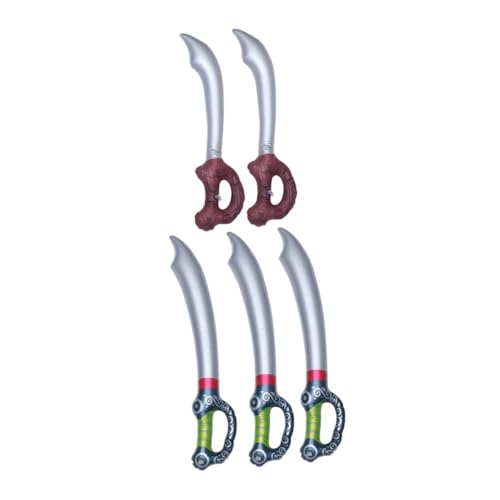 minkissy 5 Stück Teiliges Aufblasbares Piratenschwert Set aus Farbigem PVC Schnelles Aufblasen Leicht für Kindergeburtstag Halloween Cosplay Themen und Kostümpartys minkissy 5 Stück Teiliges Aufblasbares Piratenschwert Set aus Farbigem PVC Schnelles Aufblasen Leicht für Kindergeburtstag Halloween Cosplay Themen und Kostümpartys von minkissy