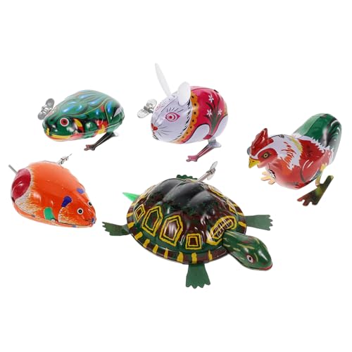 minkissy 5 Stück Teiliges Aufziehspielzeug für Nostalgisches Blechspielzeug mit Mechanischem Mitgebsel für Geburtstagsfeiern und Feiertage Zufällige Designs minkissy 5 Stück Teiliges Aufziehspielzeug für Nostalgisches Blechspielzeug mit Mechanischem Mitgebsel für Geburtstagsfeiern und Feiertage Zufällige Designs von minkissy