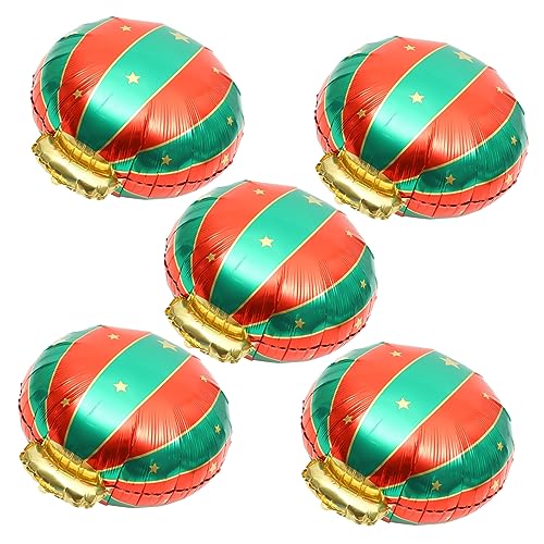 minkissy 5 Stück Teiliges Folien Weihnachtsballon Dekorative Partyballons aus Aluminiumfolie Langlebig und Reißfest Festliche Weihnachtsdeko für Wand und Tischarrangements für minkissy 5 Stück Teiliges Folien Weihnachtsballon Dekorative Partyballons aus Aluminiumfolie Langlebig und Reißfest Festliche Weihnachtsdeko für Wand und Tischarrangements für von minkissy