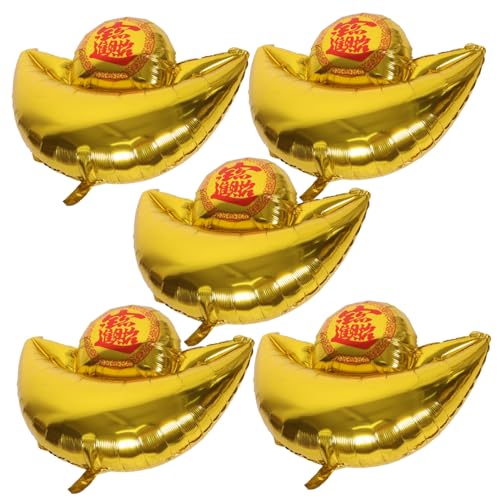 minkissy 5stücke Barrenform-luftballons Für Silvester Aluminiumfolien-ballons Für Partydeko Silvester-fotoautomat-requisiten Party-ballons-dekorationen von minkissy