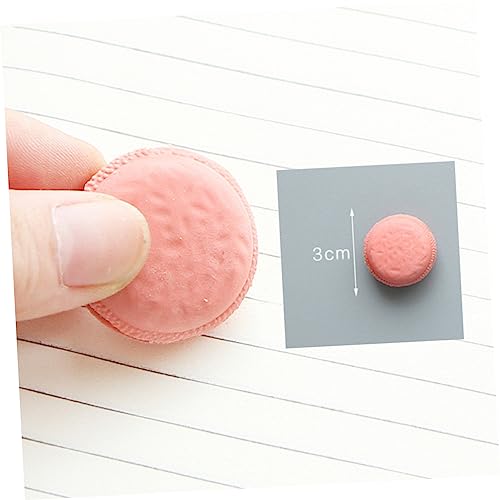 minkissy 5 Stück Teiliges Macaron Sandwich Keks Radiergummi für Schüler Cartoon Schreibwaren Schulbelohnung von minkissy