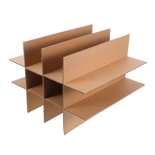 minkissy 5 Stück Teiliges Papp Trennwände für Umzugskartons mit Fächern Schützende Box Divider Inserts für Sicheren Versand von Weinflaschen und Glasverpackungen minkissy 5 Stück Teiliges Papp Trennwände für Umzugskartons mit Fächern Schützende Box Divider Inserts für Sicheren Versand von Weinflaschen und Glasverpackungen von minkissy
