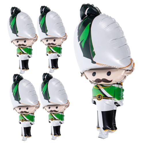 minkissy 5 Stück Teiliges Weihnachtsballons aus Aluminiumfolie Aufblasbare Nutcracker Soldatenform Robuste Party Deko für Fenster Wand Decke Foto Requisiten für Weihnachtsfeiern minkissy 5 Stück Teiliges Weihnachtsballons aus Aluminiumfolie Aufblasbare Nutcracker Soldatenform Robuste Party Deko für Fenster Wand Decke Foto Requisiten für Weihnachtsfeiern von minkissy