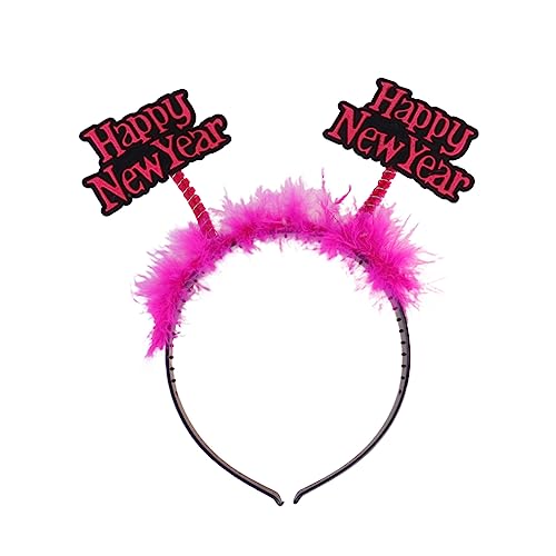minkissy 5 x Alien-Stirnband, Weihnachts-Haarbänder, Haargummis für Kinder 2020, Neujahr, Haar-Accessoire, Weihnachts-Plüsch-Stirnband, niedlicher Kopfschmuck, Haargummis, Kinder-Partyzubehör, von minkissy