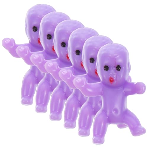 minkissy 50 Stück Mini Dekofiguren Kunststoff Junge Mädchen für Babyparty Shower Tischdekoration Kuchen Topper von minkissy