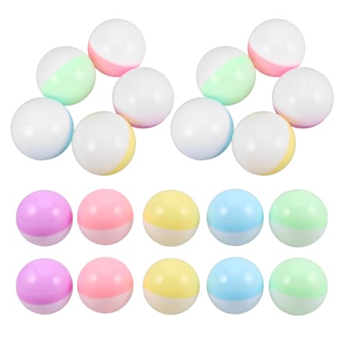 minkissy 50 Stück Robuste Wiederverwendbare Plastikkugeln für Automaten und Partygeschenke Grün Blau Gelb und Je minkissy 50 Stück Robuste Wiederverwendbare Plastikkugeln für Automaten und Partygeschenke Grün Blau Gelb und Je von minkissy