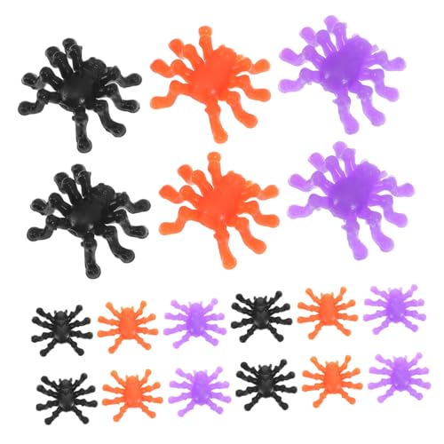 minkissy 50 Stück Teiliges Bunte Klebrige Wandkrabbel Spielzeuge aus Weichem TPR Elastische Stressabbau Props für Partyfüllungen Wiederverwendbare Lustige Mitgebsel für Freunde von minkissy