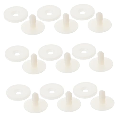 minkissy 50 Stück Teiliges Puppengelenk zubehör Kunststoff Gelenke für DIY Puppenherstellung Bastelmaterialien Vielseitig für Plüschtiere und Gelenkarmteile von minkissy