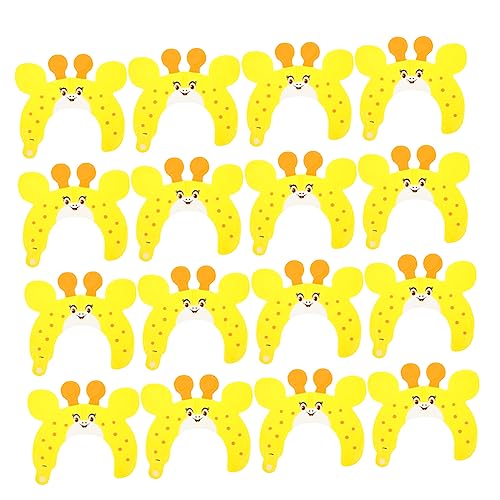 minkissy 50Stücke Aufblasbare Tier Stirnbandballons für Cartoon Haarband für Partydekoration Langlebige Aluminiumfolie für Geburtstags und Feiertagsfeiern von minkissy