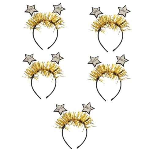 minkissy 5st Neues Jahr Stirnband Stirnbänder Haarschmuck Geschenk Blitz von minkissy