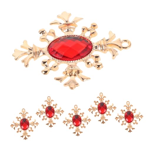 minkissy 6 Stück Legierung Diy Barock Kronencharms für Armbänder Ohrringe Schmuckzubehör für Basteln von minkissy