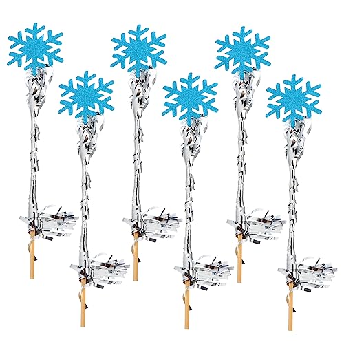 minkissy 6 Stück Teiliges Fairy Snowflake Sticks mit Glitzernden Zauberstäben Leuchtend und Dekorativ als Foto Requisiten für Hochzeit Party Kindergeburtstag und Cosplay minkissy 6 Stück Teiliges Fairy Snowflake Sticks mit Glitzernden Zauberstäben Leuchtend und Dekorativ als Foto Requisiten für Hochzeit Party Kindergeburtstag und Cosplay von minkissy
