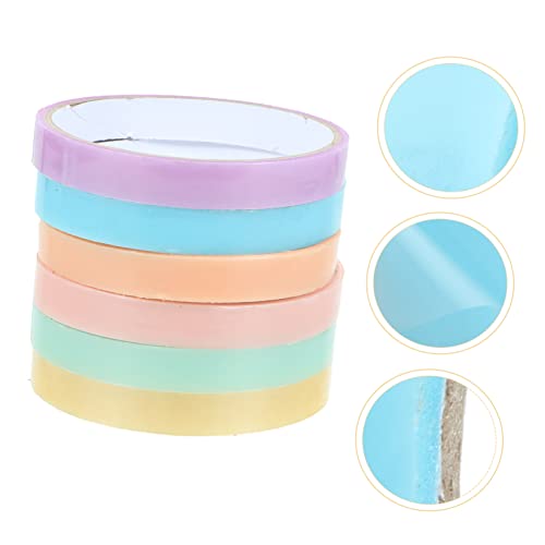 minkissy 6 Stück Teiliges Klebrige Ball Klebebänder Buntes DIY Klebeband Stressabbauendes für Erwachsene Sicherer Vielseitig Einsetzbar minkissy 6 Stück Teiliges Klebrige Ball Klebebänder Buntes DIY Klebeband Stressabbauendes für Erwachsene Sicherer Vielseitig Einsetzbar von minkissy