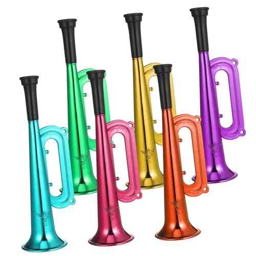 minkissy 6 Stück Teiliges Trompeten aus Kunststoff Bunte Jubelhörner für Sportveranstaltungen Partys und Musikspiele Sicher und Vielseitig für Mädchen und Jungen minkissy 6 Stück Teiliges Trompeten aus Kunststoff Bunte Jubelhörner für Sportveranstaltungen Partys und Musikspiele Sicher und Vielseitig für Mädchen und Jungen von minkissy