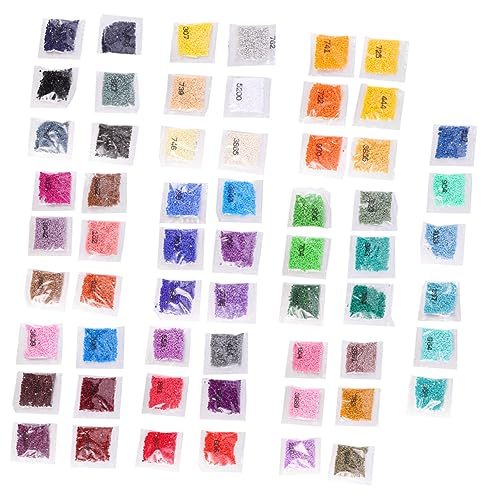 minkissy 60 Stück 28 mm Diamantmalerei runder Diamant-Harzbohrer mit flachem Boden wohnungseinrichtung home decoration Bausätze Strasssteine Strass mit flachem Boden Cabochons aus Harz von minkissy