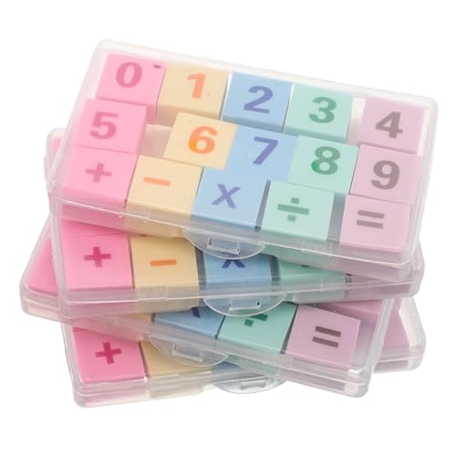 minkissy 60 Stück Mathe Spiele Belohnungen für Schüler Kreative Lernwerkzeuge als Klassenzimmerpreise und Party Leicht und Tragbar von minkissy