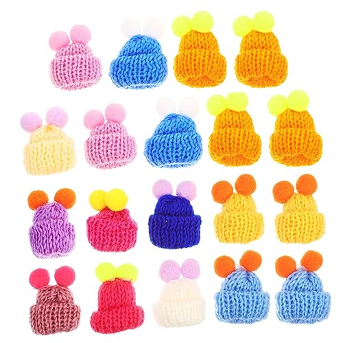 minkissy 60 Stück Mini Strickmützen aus Wollgarn Kleine Dekorative Puppenhüte Wiederverwendbare DIY Bastelaccessoires Bunte Mini Hüte für Foto Requisiten und Zufällige Zufällige Farbe minkissy 60 Stück Mini Strickmützen aus Wollgarn Kleine Dekorative Puppenhüte Wiederverwendbare DIY Bastelaccessoires Bunte Mini Hüte für Foto Requisiten und Zufällige Zufällige Farbe von minkissy