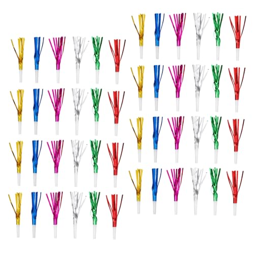 minkissy 60 Stück Pfeifenspielzeug für Blow Dragon pfeift Metallic Fransen -Partygebläse Partypfeifen für geburtstagsparty pfeifen Partybläser pfeifen Partyblocken Plastik minkissy 60 Stück Pfeifenspielzeug für Blow Dragon pfeift Metallic Fransen -Partygebläse Partypfeifen für geburtstagsparty pfeifen Partybläser pfeifen Partyblocken Plastik von minkissy