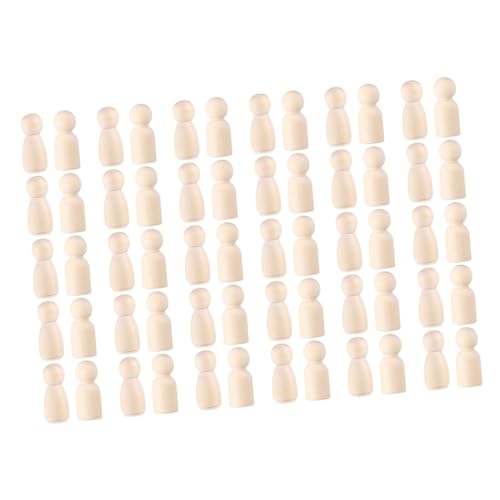 minkissy 60 Stück Unbemalte Holzfiguren DIY Holzpuppen für Basteln und Malen für Kreative Projekte und Persönliche Männlich Weiblich minkissy 60 Stück Unbemalte Holzfiguren DIY Holzpuppen für Basteln und Malen für Kreative Projekte und Persönliche Männlich Weiblich von minkissy