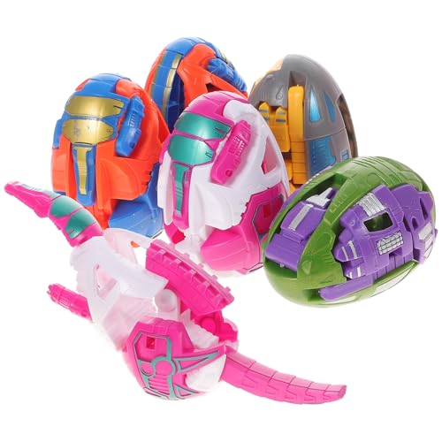 minkissy 6Stücke Teiliges Dinosaurier Eierspielzeug Verformbares Dinosaurier Modell für Drinnen und Draußen Stärkt die Fantasie und Kreativität minkissy 6Stücke Teiliges Dinosaurier Eierspielzeug Verformbares Dinosaurier Modell für Drinnen und Draußen Stärkt die Fantasie und Kreativität von minkissy