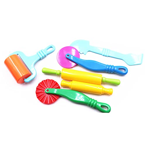 minkissy 7 Stück Teiliges Knetwerkzeug Set für DIY Kunststoff Roller und Knetematten für Kreatives Modelliermasse Farben Zufällig für Handwerkliche Aktivitäten Zufällige Zufällige Farbe minkissy 7 Stück Teiliges Knetwerkzeug Set für DIY Kunststoff Roller und Knetematten für Kreatives Modelliermasse Farben Zufällig für Handwerkliche Aktivitäten Zufällige Zufällige Farbe von minkissy
