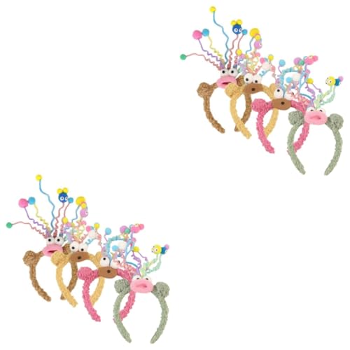 minkissy 8 Stk kleines Monster-Stirnband dekoratives Stirnband Weihnachtsfeier gefallen Haarband Haargummi Tiara kawaii Stirnband kreatives Stirnband Pop Kopfbedeckung von minkissy