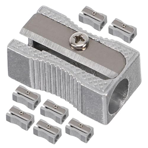 minkissy 8 Stück Manueller Bleistiftspitzer aus Metall Teiliges Kompakt und Tragbar für Schüler Künstler und Büroanwendungen Effektives Schärfen für Bleistifte minkissy 8 Stück Manueller Bleistiftspitzer aus Metall Teiliges Kompakt und Tragbar für Schüler Künstler und Büroanwendungen Effektives Schärfen für Bleistifte von minkissy
