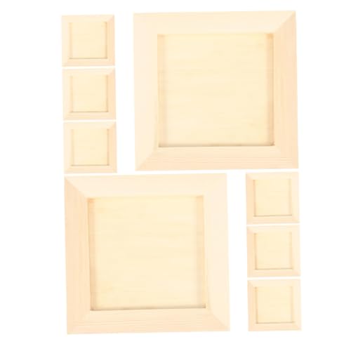 minkissy 8 Stück Teiliges Bastelset Holz Bilderrahmen Naturbelassene Rahmen zum Bemalen Kinderfreundliche DIY Fotorahmen für Kreative und Bilderrahmen Bastelprojekte minkissy 8 Stück Teiliges Bastelset Holz Bilderrahmen Naturbelassene Rahmen zum Bemalen Kinderfreundliche DIY Fotorahmen für Kreative und Bilderrahmen Bastelprojekte von minkissy