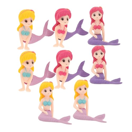 minkissy 8 Stück Teiliges Meerjungfrau Tortenaufleger Figuren Miniatur Dekoration für Kuchen Aquarien Meerjungfrau Deko für Geburtstagsfeiern und Partys minkissy 8 Stück Teiliges Meerjungfrau Tortenaufleger Figuren Miniatur Dekoration für Kuchen Aquarien Meerjungfrau Deko für Geburtstagsfeiern und Partys von minkissy