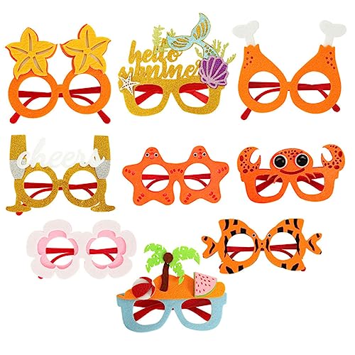 minkissy 9 Stück Plastikbrillen Dekorationen Tropische Sonnenbrillen Party Fotoautomaten Requisiten Party Brillen Party Brillen Lustige Hawaii Brillen Hawaii Party Filztuch minkissy 9 Stück Plastikbrillen Dekorationen Tropische Sonnenbrillen Party Fotoautomaten Requisiten Party Brillen Party Brillen Lustige Hawaii Brillen Hawaii Party Filztuch von minkissy