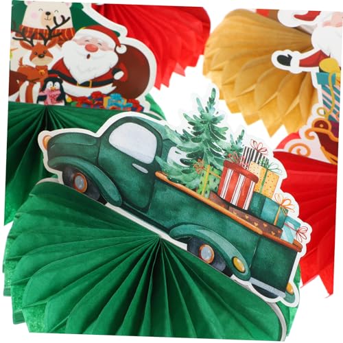 minkissy 9 Stück Teiliges Weihnachts Honigwaben Deko Vielseitige Tischdekoration für Weihnachts und Neujahrspartys Kreative Papier Honigwaben Kugel Detailreich Bedruckt für Heim und minkissy 9 Stück Teiliges Weihnachts Honigwaben Deko Vielseitige Tischdekoration für Weihnachts und Neujahrspartys Kreative Papier Honigwaben Kugel Detailreich Bedruckt für Heim und von minkissy