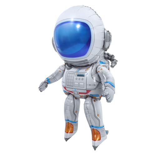 minkissy Astronaut Luftballon Dekoration Aufblasbarer Weltraum Ballon Party Deko für Kindergeburtstag und Shower Leichtes Party Accessoire für Innen und Außen Fotohintergrund Prop minkissy Astronaut Luftballon Dekoration Aufblasbarer Weltraum Ballon Party Deko für Kindergeburtstag und Shower Leichtes Party Accessoire für Innen und Außen Fotohintergrund Prop von minkissy