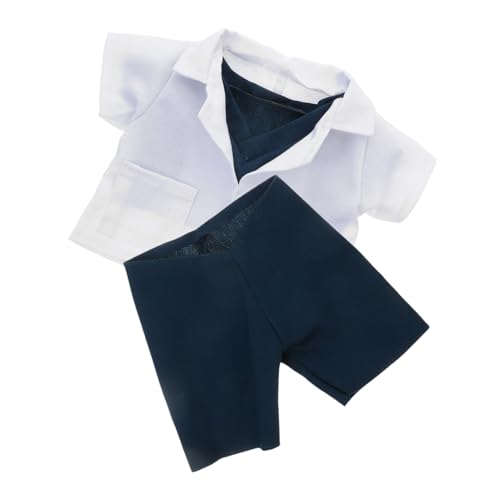 minkissy Bärenpuppen Kleidung Set Arzt Outfit mit Mantel Oberteil und Hose für Plüschbären und Puppen Fördert Kreatives Rollenspiel und Fantasie Zubehör minkissy Bärenpuppen Kleidung Set Arzt Outfit mit Mantel Oberteil und Hose für Plüschbären und Puppen Fördert Kreatives Rollenspiel und Fantasie Zubehör von minkissy