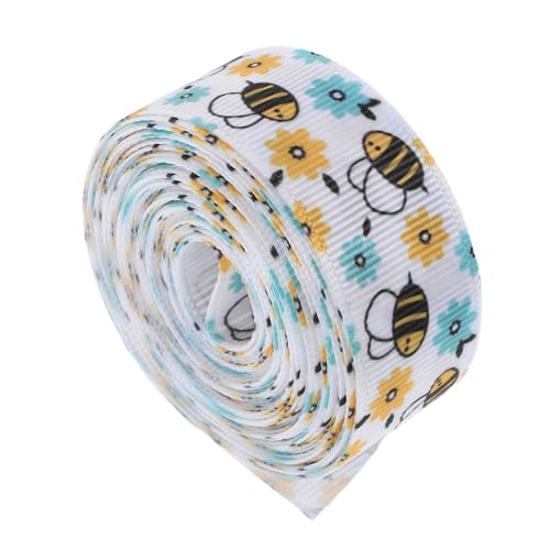 minkissy Bienenband Blumen Baumwollband Winterband Frühlingsfestband Sommer Themenband Vogel Blumenband Frühlingskranzband Bienendrahtband Geschenkband Aus Polyester minkissy Bienenband Blumen Baumwollband Winterband Frühlingsfestband Sommer Themenband Vogel Blumenband Frühlingskranzband Bienendrahtband Geschenkband Aus Polyester von minkissy
