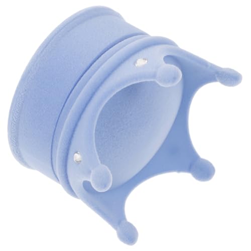 minkissy Box In Kronenform Hochzeitskronen Etui Schmuckaufbewahrungsbehälter Displayhalter LED Mit Dekorativen Ringboxen Große Schmuckschatullen Luxus Flanell Himmelblau minkissy Box In Kronenform Hochzeitskronen Etui Schmuckaufbewahrungsbehälter Displayhalter LED Mit Dekorativen Ringboxen Große Schmuckschatullen Luxus Flanell Himmelblau von minkissy
