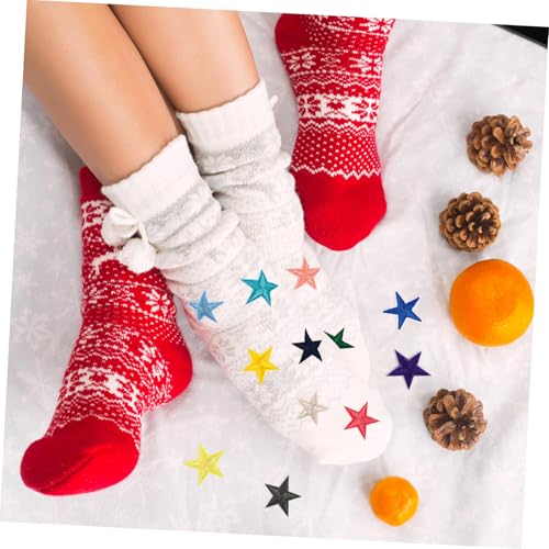 minkissy Bunte Stern Aufnäher zum Aufbügeln aus Polyester Langlebige Stickerei Patches für Kleidung Rucksäcke DIY Dekoration Reißfest Vielseitig Einsetzbar von minkissy