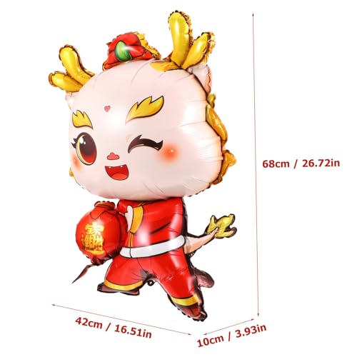 minkissy Cartoon Luftballons Drachenmotiv für Chinesisches Neujahrsfest Leicht Aufzublasen Robustes Material Vielseitige Dekoration für Partys Geburtstage Hochzeiten Helium Geeignet minkissy Cartoon Luftballons Drachenmotiv für Chinesisches Neujahrsfest Leicht Aufzublasen Robustes Material Vielseitige Dekoration für Partys Geburtstage Hochzeiten Helium Geeignet von minkissy