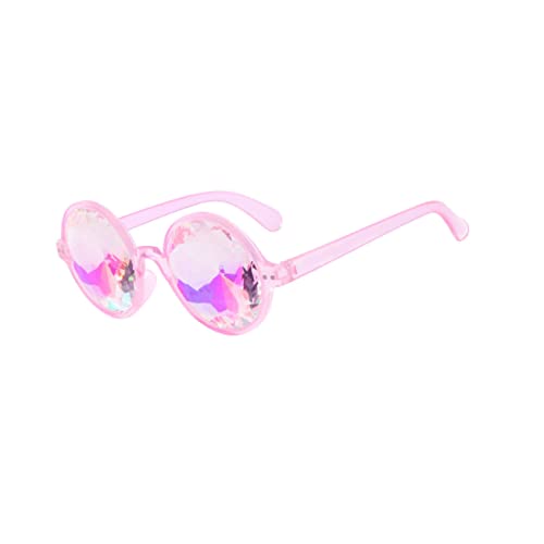 minkissy Dekorative Partybrille Transparente Ravegläser Lustige Sonnenbrille für Kostümpartys Musikfestivals Fotorequisiten für Erwachsene von minkissy
