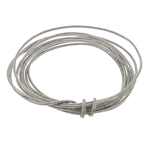 minkissy Einadriges Geschirmtes Gitarrenverkabelungskabel Flexibles Pickup Kabel für Gitarren Elektronik für Isolation und Geräuschreduzierung Langlebig für Lange Verkabelungen von minkissy