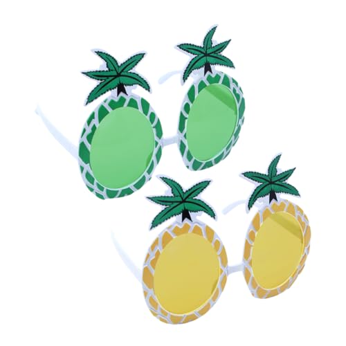 minkissy Einzigartige Hawaii-partybrille 2 Stück Ananas-sonnenbrille Partyzubehör Neuheit Brillen minkissy Einzigartige Hawaii-partybrille 2 Stück Ananas-sonnenbrille Partyzubehör Neuheit Brillen von minkissy