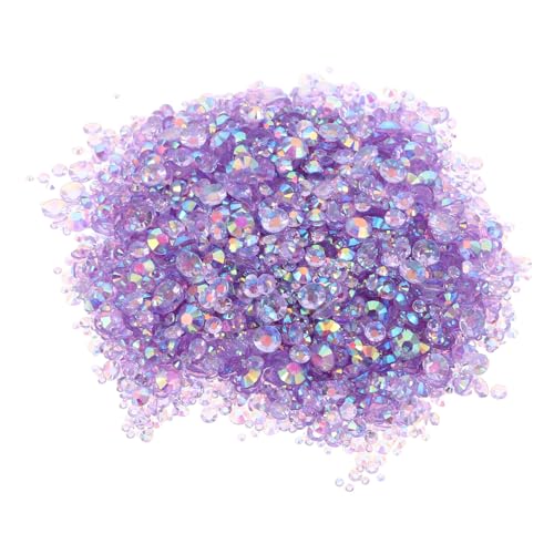 minkissy Flatback Resin Jelly Rhinestones Nail Charms für DIY Nail Art und Bastelverzierungen Mixed für Nägel Handyhüllen Make-up und Scrapbooking von minkissy