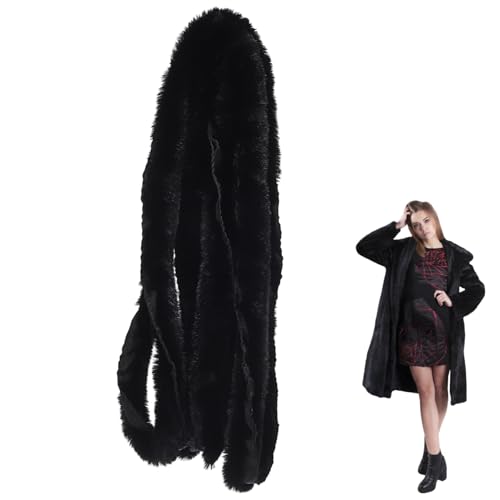 minkissy Fluffy Faux Fur Trim Band Zottelplüsch Kunstfellband zum DIY Basteln Plüschstoff für Kostümverzierungen und Modedesign von minkissy