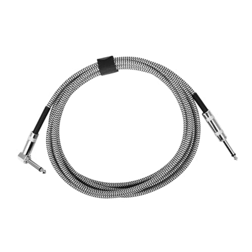 minkissy Gitarrenkabel mit Geräuschreduzierung Geflochtenes Audioverbindungskabel Geräuscharmes Instrumentenkabel für Gitarre Bass und Effektpedale in klassischem Design minkissy Gitarrenkabel mit Geräuschreduzierung Geflochtenes Audioverbindungskabel Geräuscharmes Instrumentenkabel für Gitarre Bass und Effektpedale in klassischem Design von minkissy